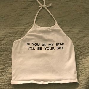 LA Hearts Halter Crop Top